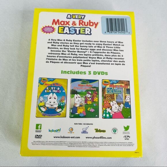 A Very Max & Ruby Easter (3 DVD Boxset) New DVD - Picture 2 of 3